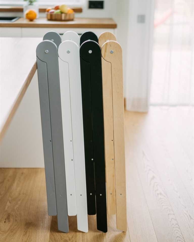 Tour d’apprentissage pliable pour enfant avec barrière amovible – Image 2