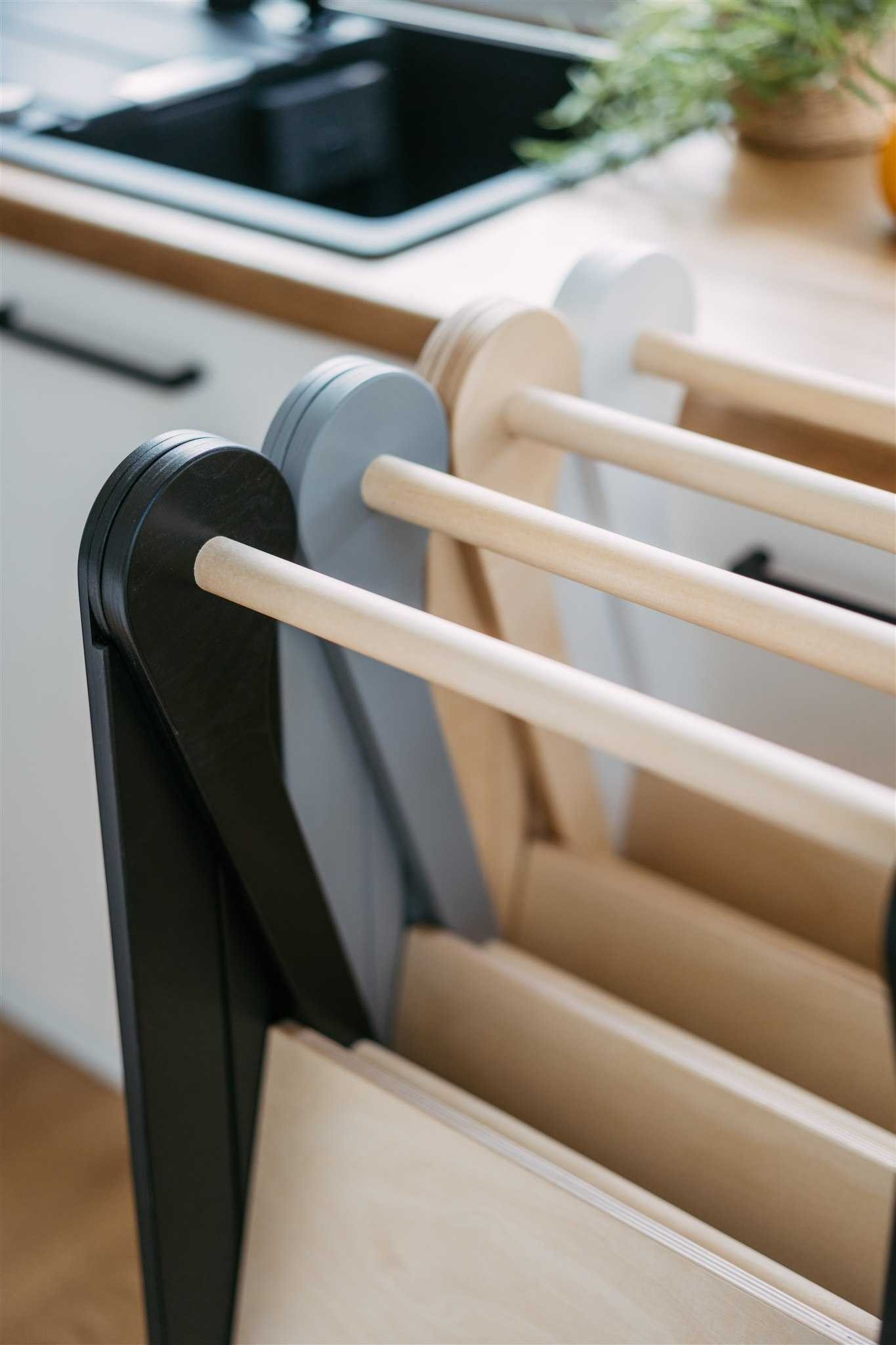 Tour d’apprentissage pliable pour enfant avec barrière amovible – Image 9