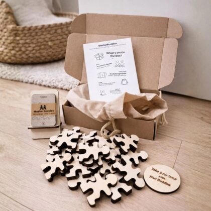 Master Buddies – Jeu d'équilibre et de construction en bois